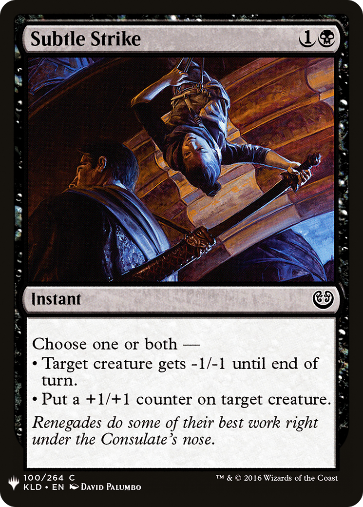 Subtle Strike (LIST-KLD-100) [The List]