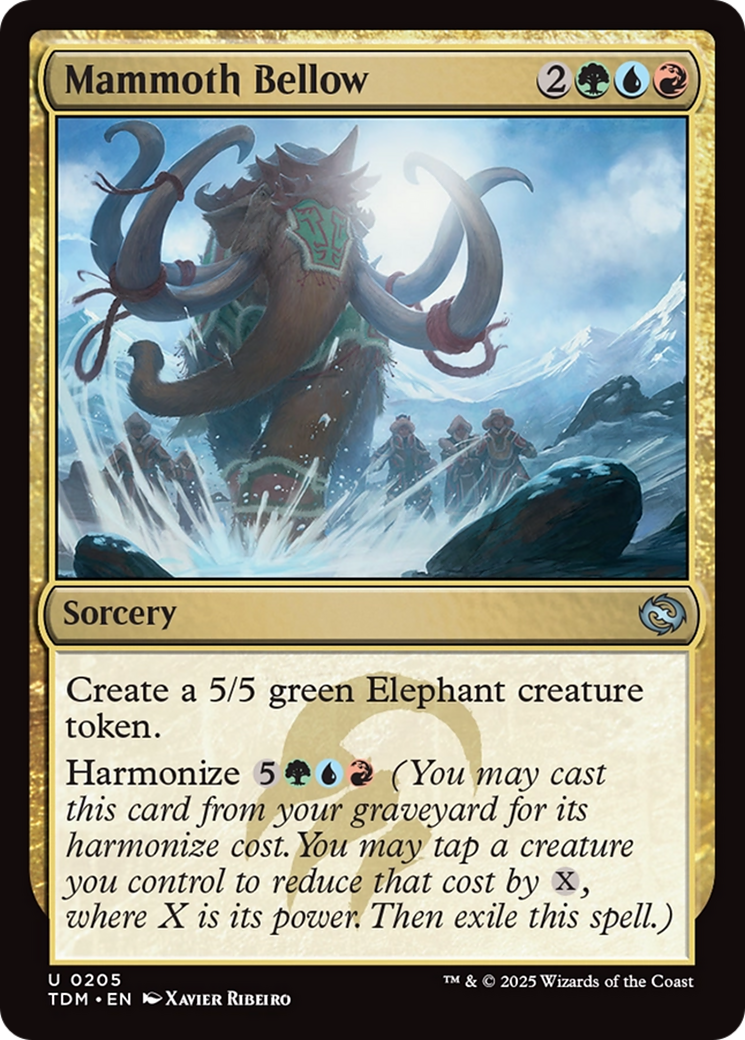 Mammoth Bellow (TDM-205) [Tarkir: Dragonstorm]