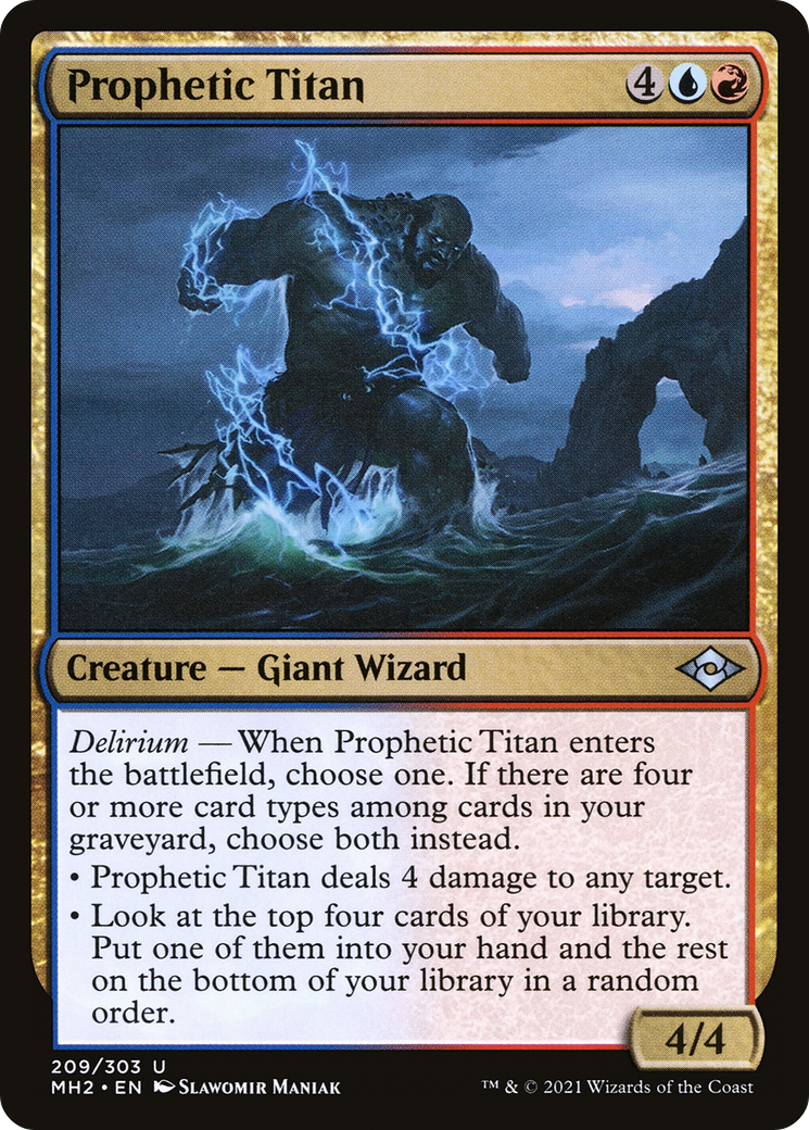 Prophetic Titan (MH2-209) [Modern Horizons 2] Foil