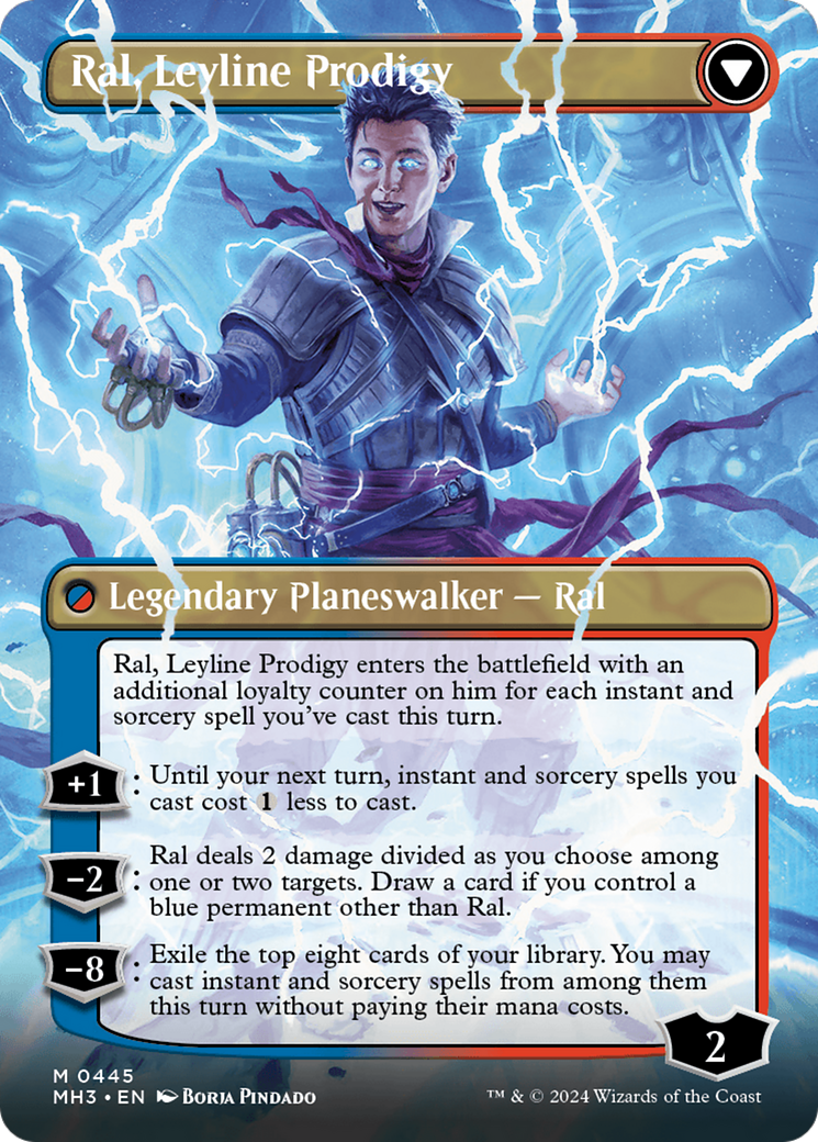Ral, Monsoon Mage // Ral, Leyline Prodigy (MH3-445) [Modern Horizons 3] (Borderless)