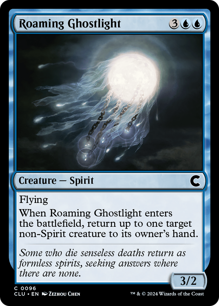 Roaming Ghostlight (CLU-096) [Ravnica: Clue Edition]