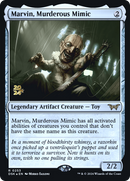 Marvin, Murderous Mimic (PRE-253S) [Duskmourn: House of Horror Promos] Foil