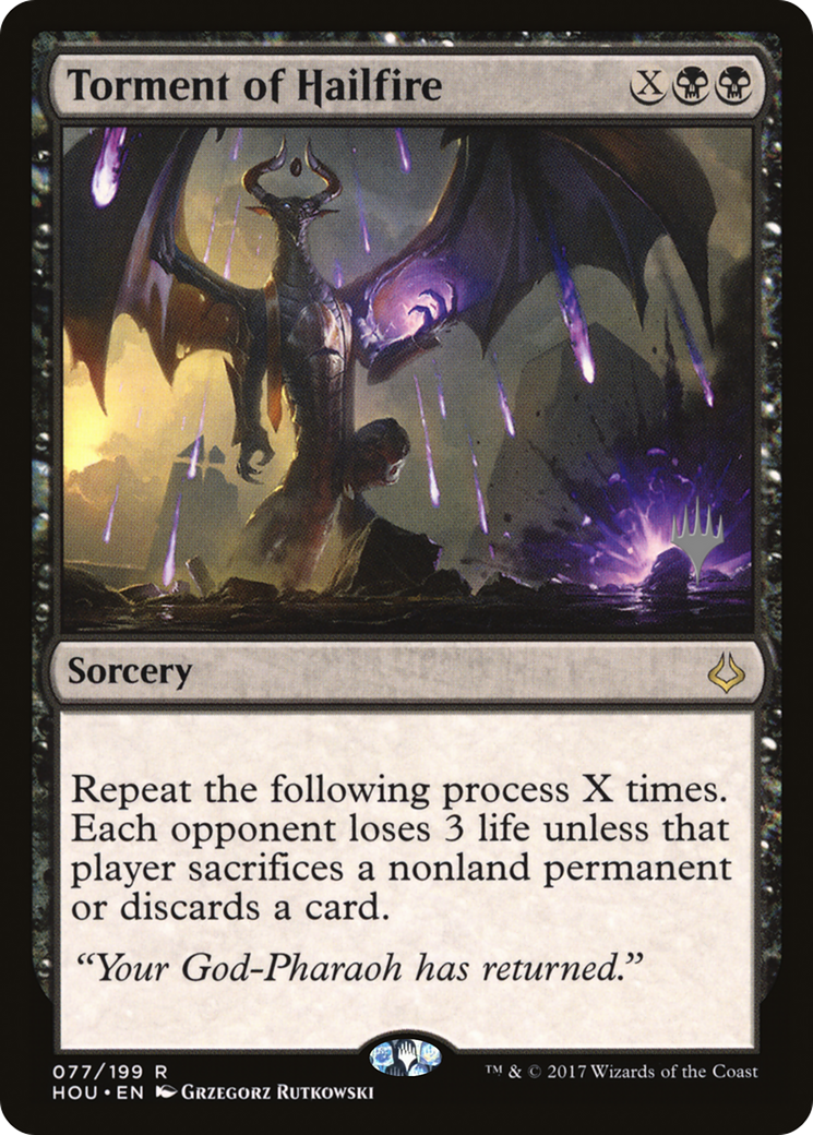 Torment of Hailfire (PPAFR-77P) [Promo Pack: Hour of Devastation Promos]