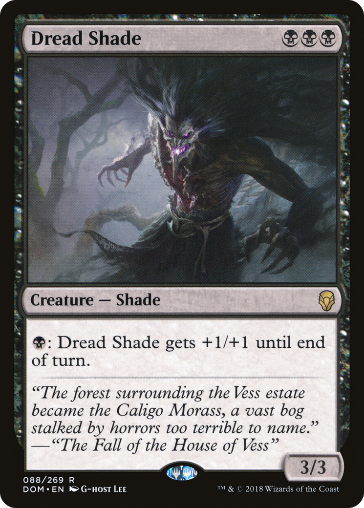 Dread Shade (DOM-088) [Dominaria] Foil