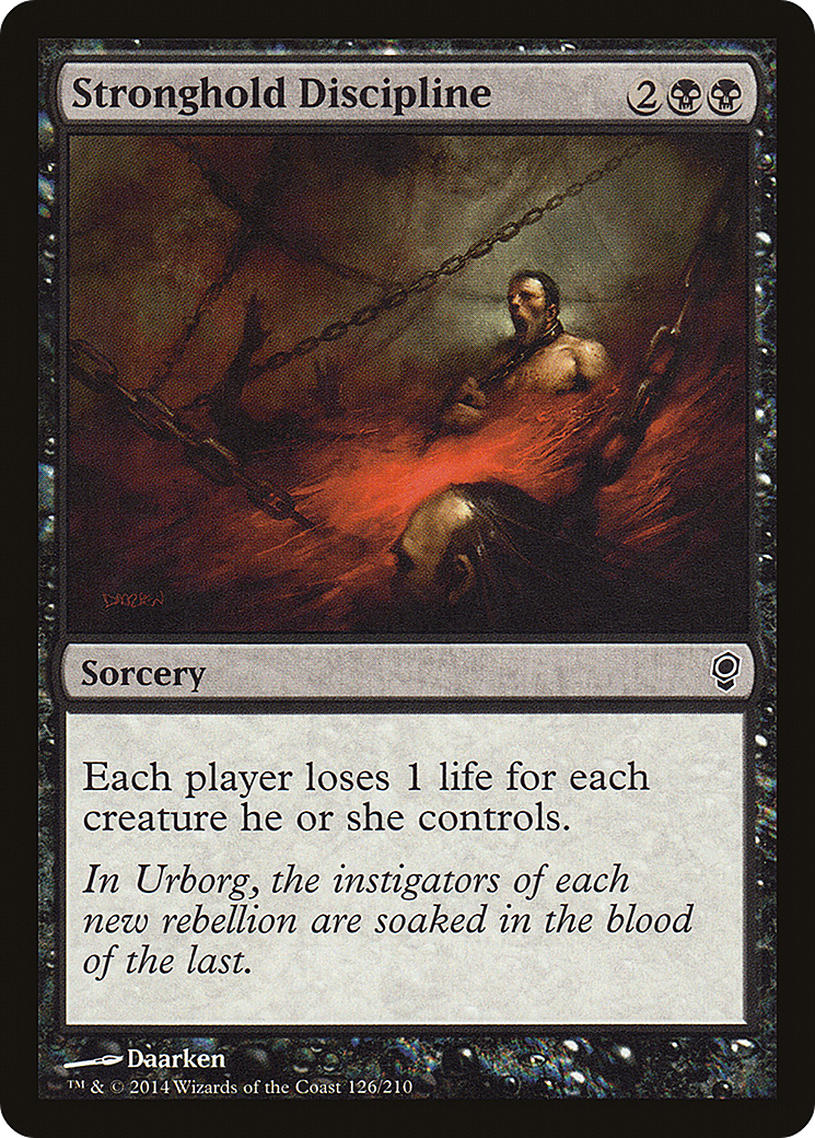 Stronghold Discipline (CNS-126) [Conspiracy] Foil