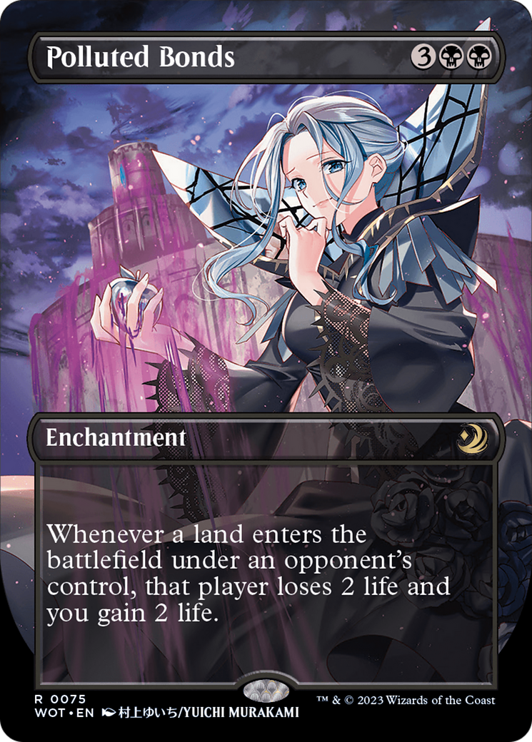 Polluted Bonds (WOT-075) [Wilds of Eldraine: Enchanting Tales] (Borderless)