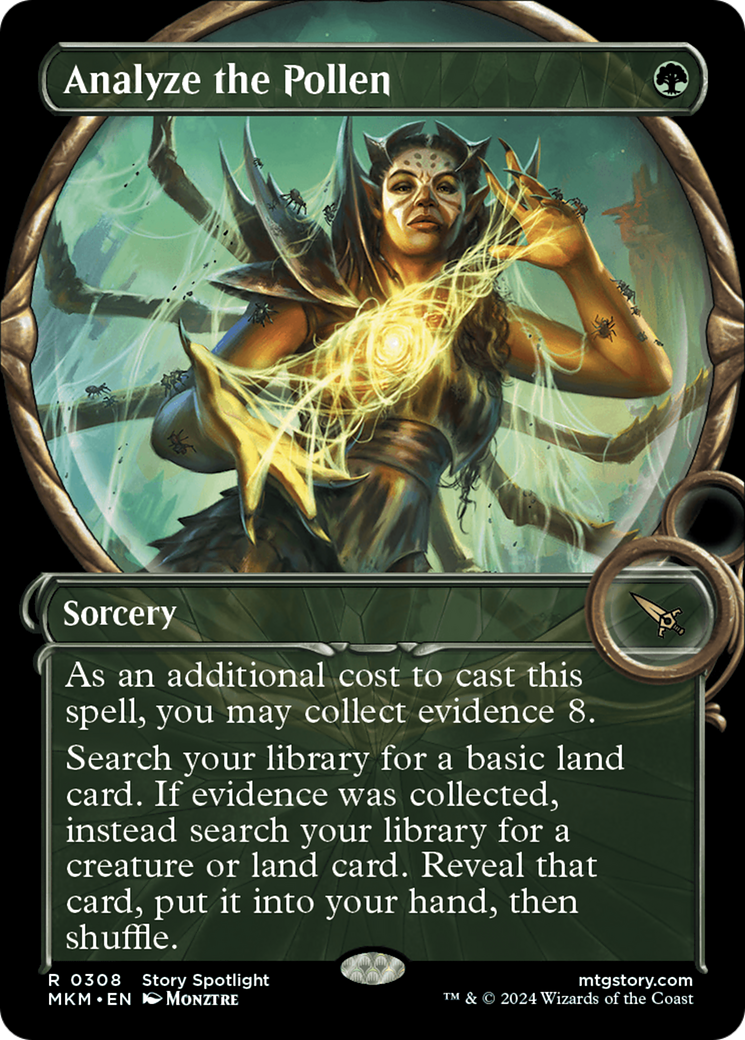 Analyze the Pollen (MKM-308) [Murders at Karlov Manor]: (Showcase) Foil