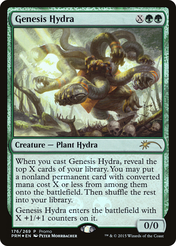 Genesis Hydra (MEDIA-176★) [Magic 2015 Promos] Foil