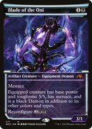 Blade of the Oni (NEO-377) [Kamigawa: Neon Dynasty]: (Showcase) Foil