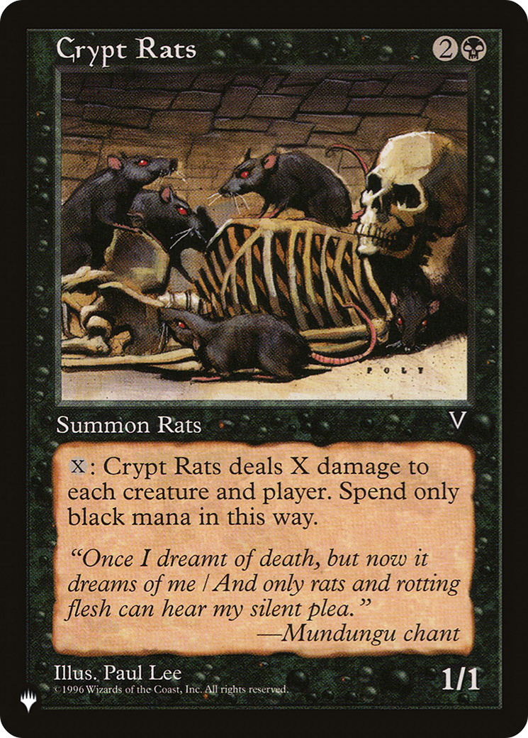 Crypt Rats (LIST-VIS-55) [The List]