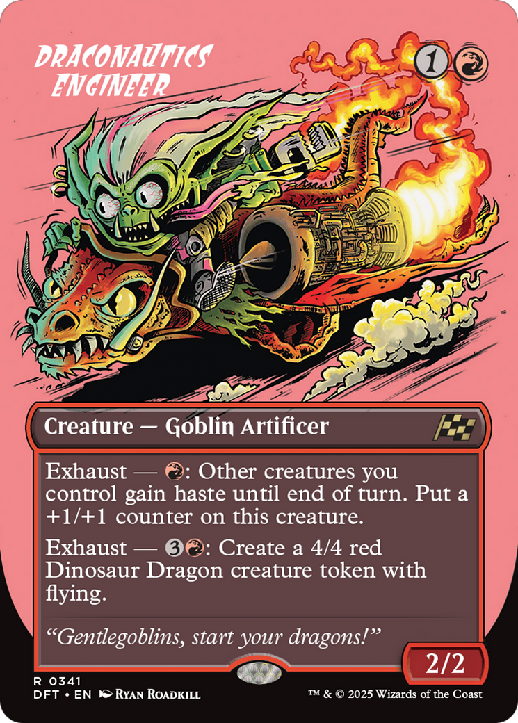 Draconautics Engineer (DFT-341) [Aetherdrift] (Borderless) Foil