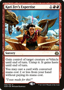Kari Zev's Expertise (PRE-88S) [Aether Revolt Promos] Foil