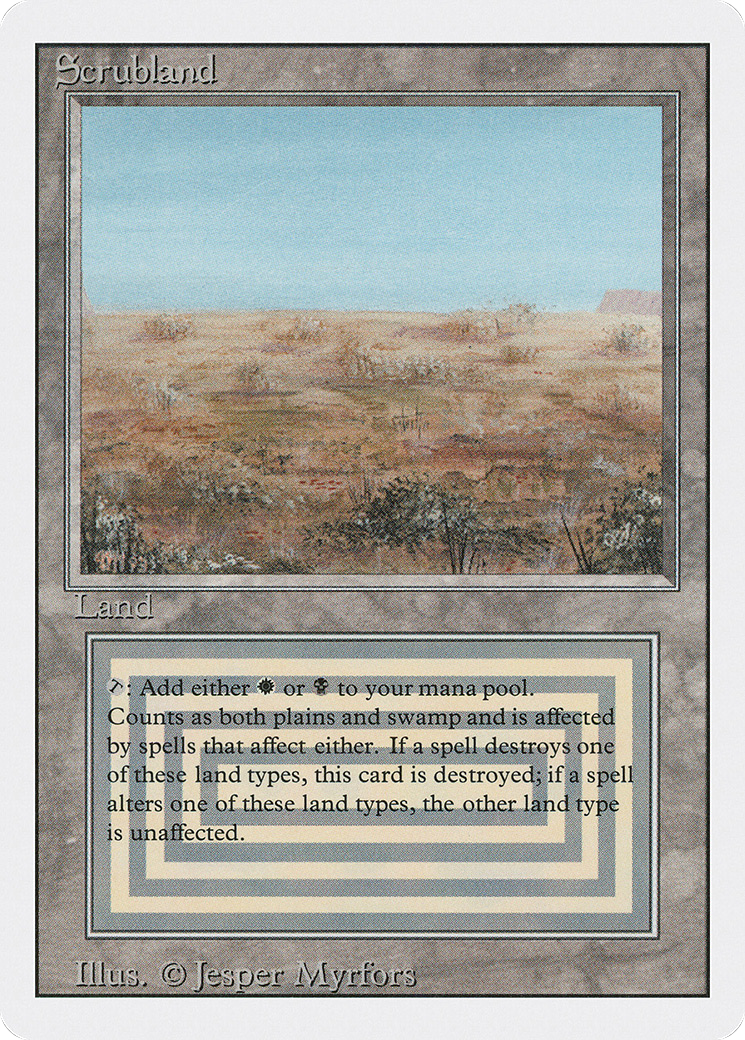 Scrubland (3ED-286) [Revised Edition]