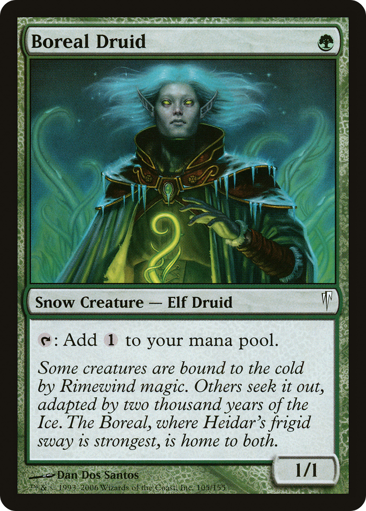 Boreal Druid (CSP-105) [Coldsnap] Foil