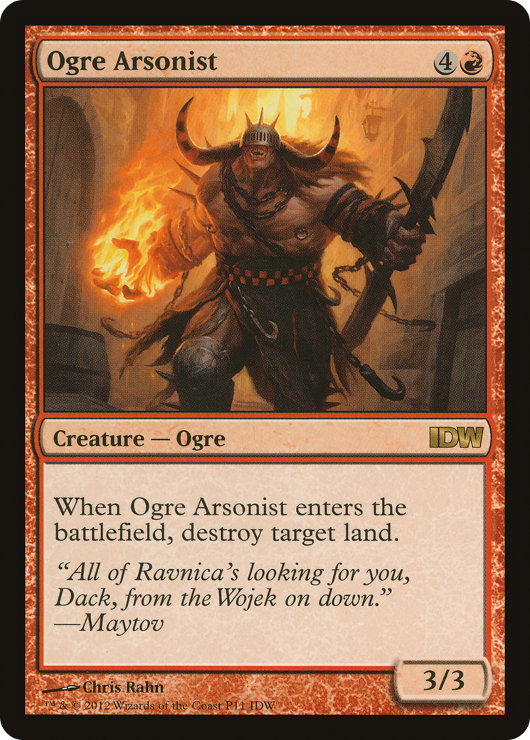 Ogre Arsonist (MEDIA-011) [IDW Comics Inserts]