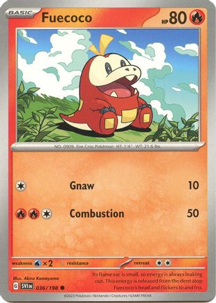 Fuecoco 36 - [SV01 Scarlet & Violet Base Set] Reverse Holofoil