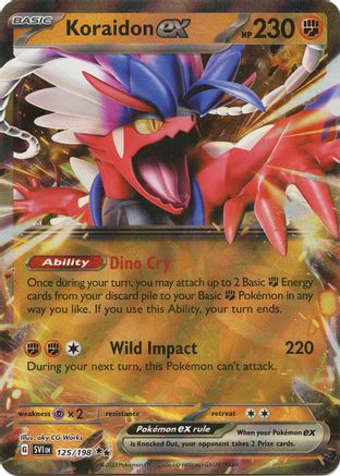 Koraidon ex - 125/198 125 - [SV01 Scarlet & Violet Base Set] Holofoil
