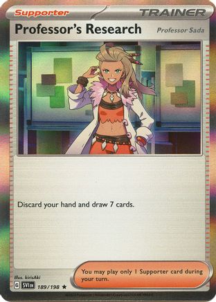 Professor's Research - 189/198 189 - [SV01 Scarlet & Violet Base Set] Reverse Holofoil
