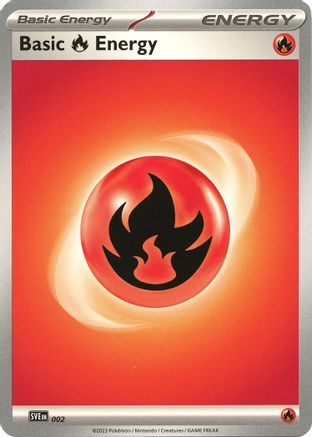 Basic Fire Energy - 002 2 - [SVE Scarlet & Violet Energies]