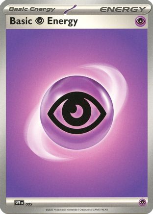 Basic Psychic Energy - 005 5 - [SVE Scarlet & Violet Energies]