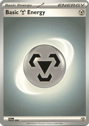 Basic Metal Energy - 008 8 - [SVE Scarlet & Violet Energies]