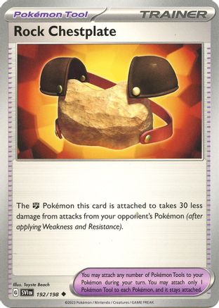 Rock Chestplate 192 - [SV01 Scarlet & Violet Base Set] Reverse Holofoil