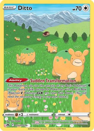 Ditto GG22/70 - [Crown Zenith Galarian Gallery] Holofoil