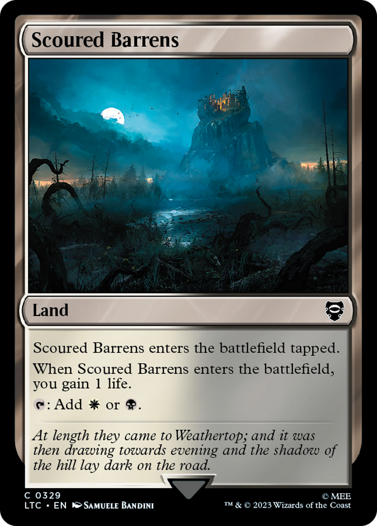 Scoured Barrens (LTC-329) [Tales of Middle-earth Commander]