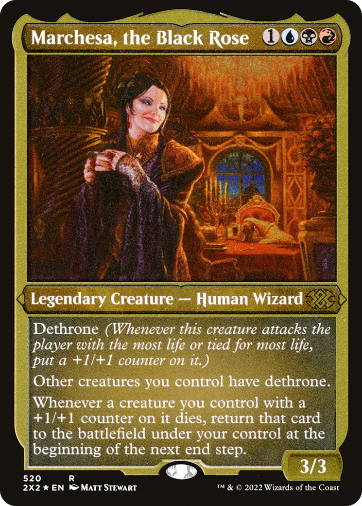 Marchesa, the Black Rose (Foil Etched) (2X2-520) [Double Masters 2022] Foil