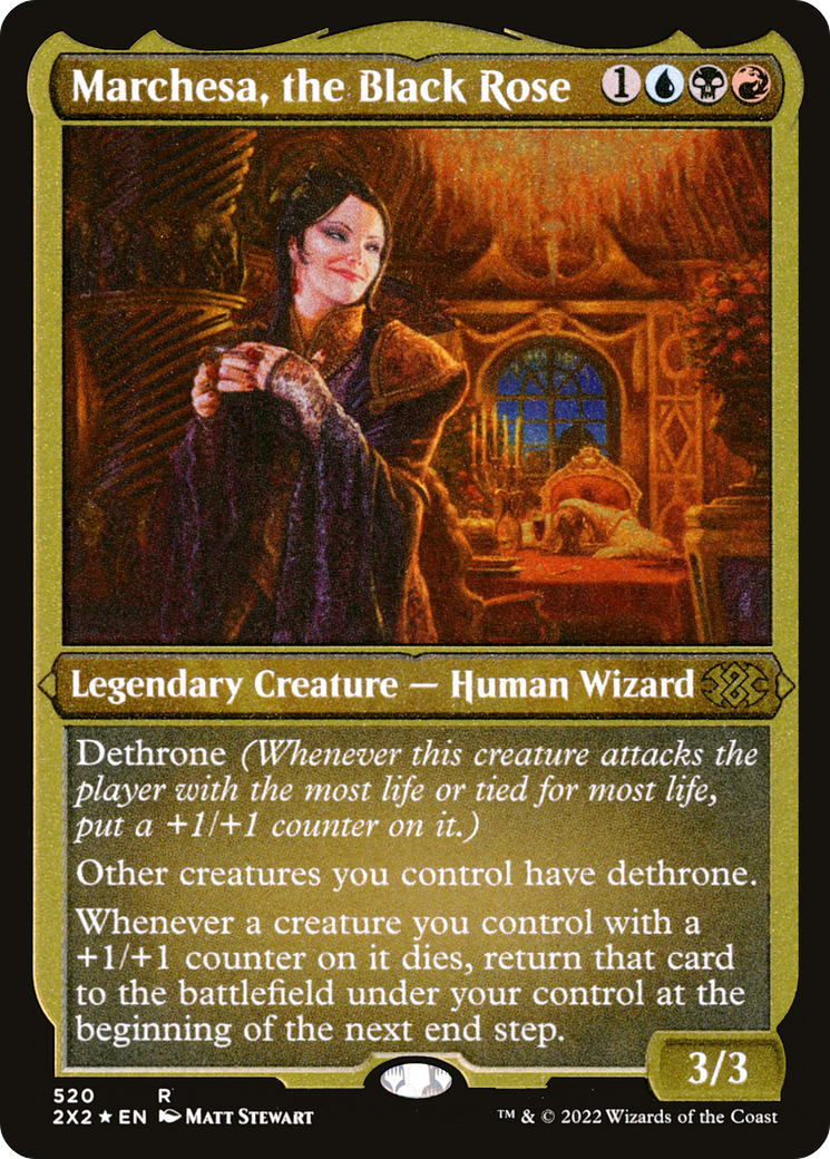Marchesa, the Black Rose (2X2-520) [Double Masters 2022] Etched Foil