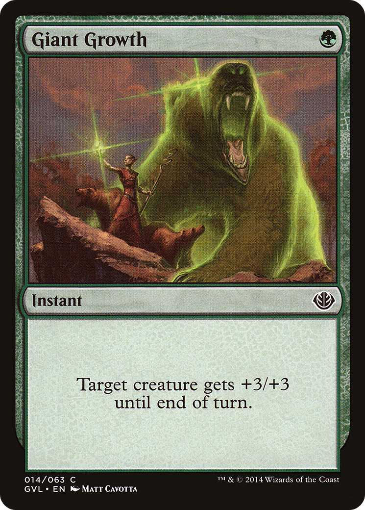 Giant Growth (DD3-014) [Duel Decks Anthology: Garruk vs. Liliana]