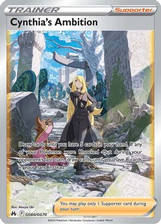 Cynthia's Ambition GG60/70 - [Crown Zenith Galarian Gallery] Holofoil