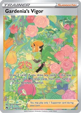 Gardenia's Vigor GG61/70 - [Crown Zenith Galarian Gallery] Holofoil