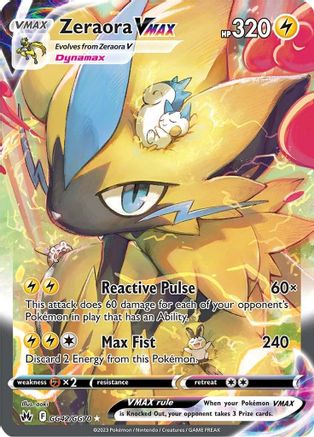 Zeraora VMAX GG42/70 - [Crown Zenith Galarian Gallery] Holofoil