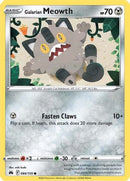 Galarian Meowth 84/159 - [Crown Zenith] Reverse Holofoil