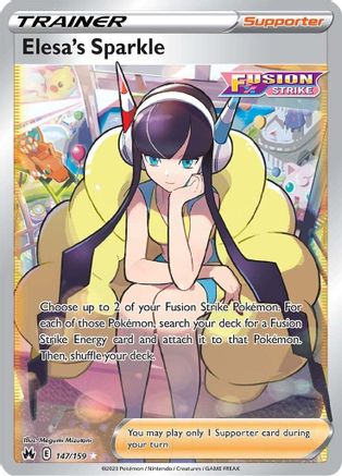 Elesa's Sparkle (Full Art) 147/159 - [Crown Zenith] Holofoil