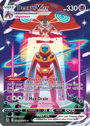 Deoxys VMAX GG45/70 - [Crown Zenith Galarian Gallery] Holofoil