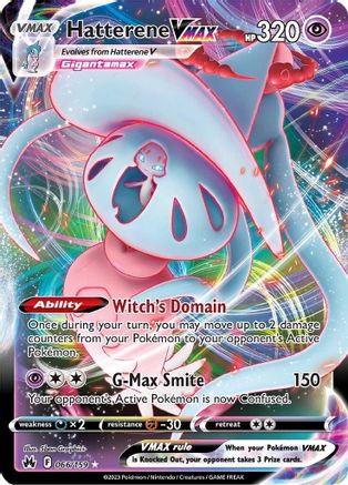 Hatterene VMAX 66/159 - [Crown Zenith] Holofoil
