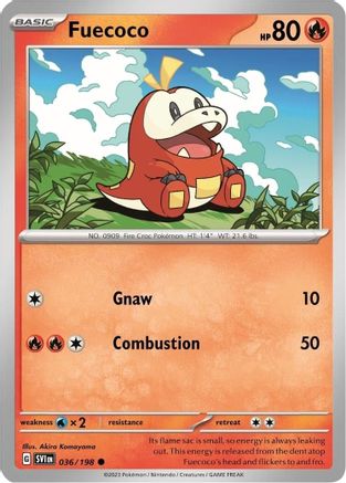 Fuecoco - 036/198 (Mirage Holo) 36 - [Miscellaneous Cards & Products] Holofoil