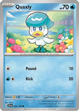 Quaxly - 052/198 (Mirage Holo) 52 - [Miscellaneous Cards & Products] Holofoil
