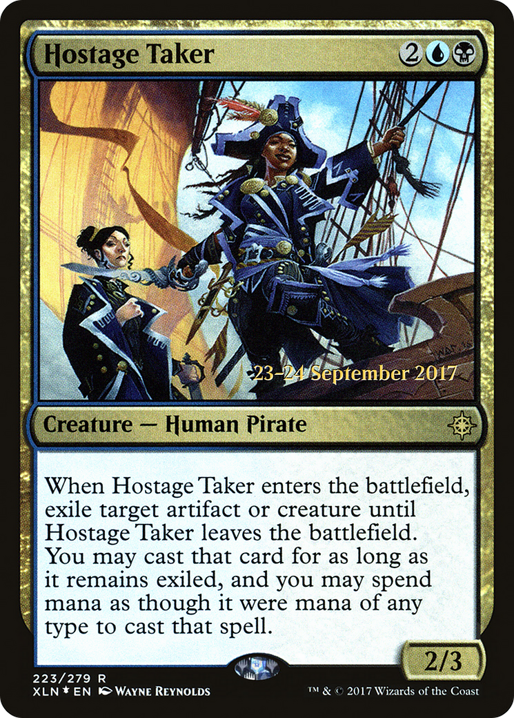 Hostage Taker (PRE-223S) [Ixalan Promos] Foil