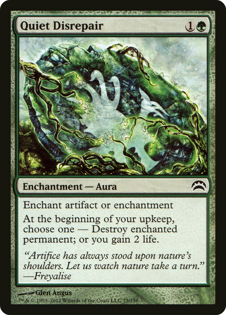 Quiet Disrepair (PC2-075) [Planechase 2012] Foil