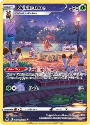 Kricketune GG02/70 - [Crown Zenith Galarian Gallery] Holofoil