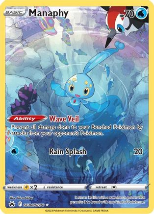 Manaphy GG06/70 - [Crown Zenith Galarian Gallery] Holofoil