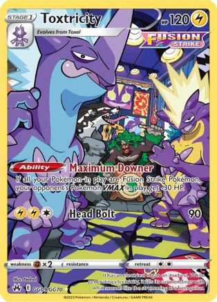 Toxtricity GG09/70 - [Crown Zenith Galarian Gallery] Holofoil