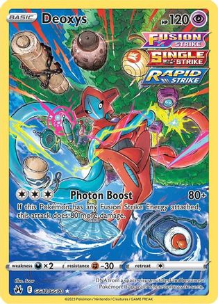Deoxys GG12/70 - [Crown Zenith Galarian Gallery] Holofoil