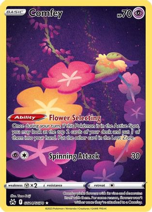 Comfey GG14/70 - [Crown Zenith Galarian Gallery] Holofoil