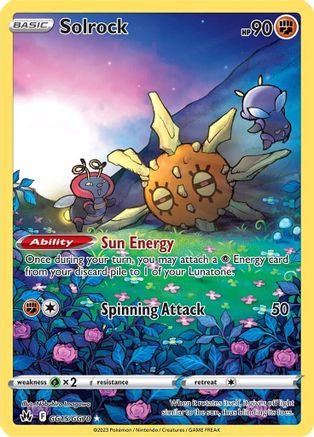 Solrock GG15/70 - [Crown Zenith Galarian Gallery] Holofoil