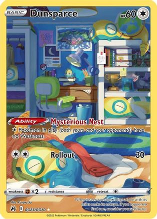 Dunsparce GG23/70 - [Crown Zenith Galarian Gallery] Holofoil