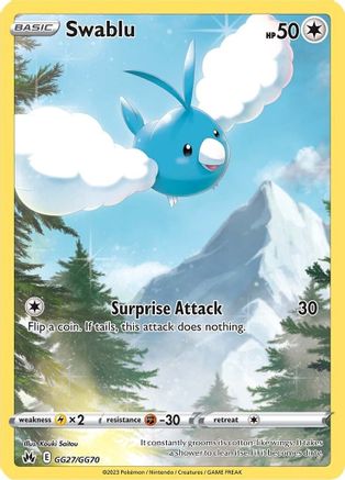 Swablu GG27/70 - [Crown Zenith Galarian Gallery] Holofoil